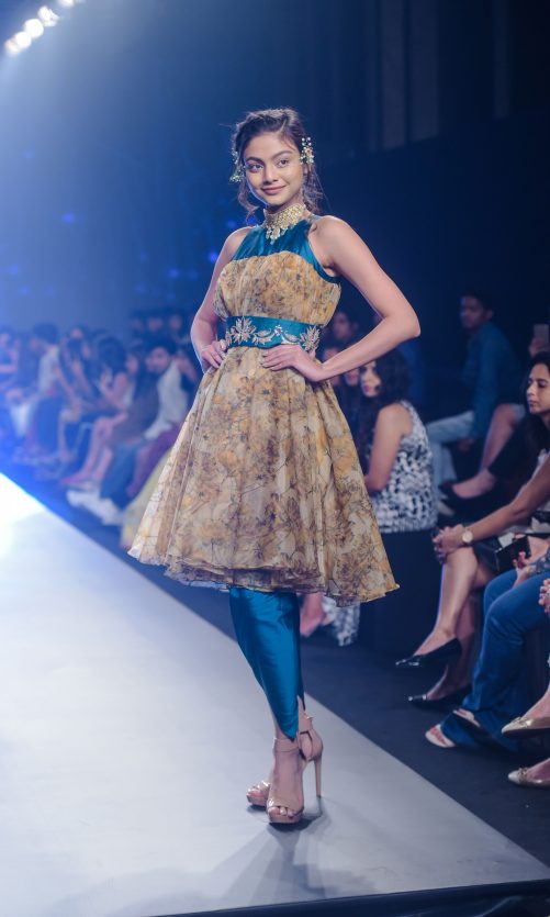 Belted Dress With Pants