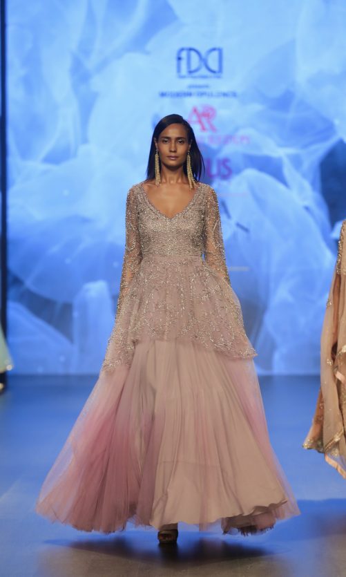 Lilac Ombré Gown