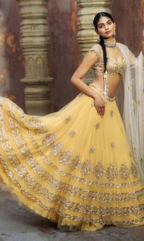 Gold Lehenga