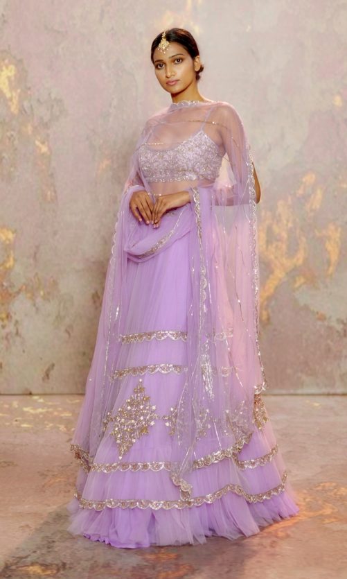 Lavender Lehenga Set