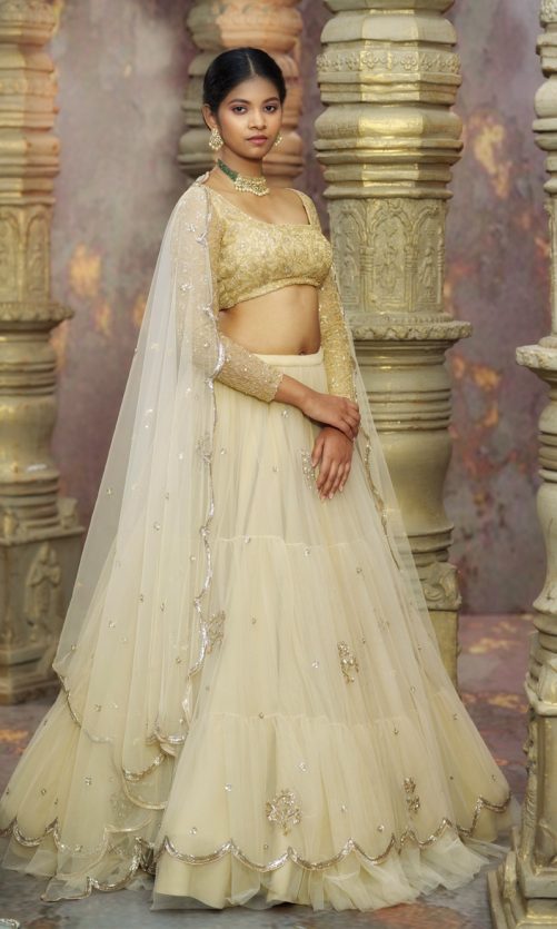 Golden Lehenga