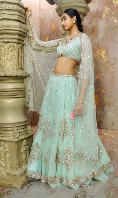 Long Sleeve Lehenga